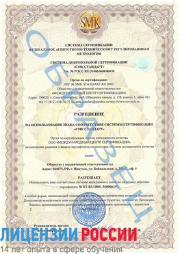 Образец разрешение Нефтекамск Сертификат ISO 50001